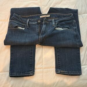 Levi Strauss and Cole original riveted skinny jeans